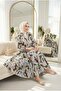 Women's Ethnic Chic Modest Dress Long Dress