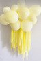 Macaron Yellow Balloon 20 Pieces Birthday Party Decoration - 3