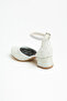 Broken Glass Patterned Elegant Heeled Children's Evening Dress Shoes - 4