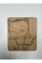 10 Pieces Cat Wooden Painting School Event Activity Art 15 cm