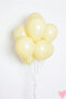 Macaron Yellow Latex Balloon 10 Pieces Birthday Party Decoration