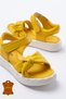 Genuine Leather Orthopedic Velcro Girls' Shoes Sandals - 2