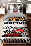 Speed Passion Patterned Single Baby Kids Bedding Set - 2