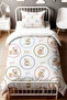 Mother Duck and Her Baby Patterned Single Baby Kids Bedding Set - 2