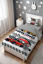 Speed Passion Patterned Single Baby Kids Bedding Set - 3