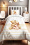 Sweet Friendship Patterned Single Baby Kids Bedding Set