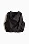 Drawstring-detail poplin top - 4