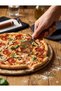 Wooden Strappy Steel Blade Pizza Cutter Pizza Roulette 1 Piece - 4
