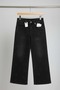 Black Stone Embroidered Wide-Leg Jeans (Ages 13-16) - 5