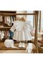 Luxury Baby Girl Begonia Ruffle Dress Set