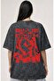 Design Billie Eilish Singer Printed Unisex Oversized Vintage Washed T-Shirt