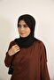 Malika- Chic Modest Two Piece Co Ord set with side button overlap detailing- Mocha Brown - 3
