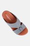Men Slip On Arabic Sandals, Grey - 3