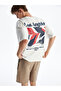 Crew Neck Printed Combed Cotton Men's T-Shirt