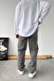 Gray Premium Basic Regular Pants - 3