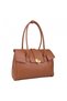 Elegant Women's Brown Gold Accessory Clutch Bag |   Brown T8316 - 6