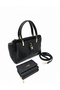 Women's Luxury Handbag & Shoulder Bag Gold Detailed Special Design Bag and Compatible Wallet 22X28 cm - 2