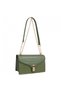 Green Gold Lock Detailed Crocodile Women's Shoulder Bag |   Green Mt1554 - 5