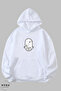 Unisex Hoodie Long Sleeve Scorpio a Crepe Printed Hooded Brushed Inside Oversized 100% Cotton Combed Cotton Sweatshirt - 7