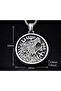 Reversible Uses Stainless Steel Norse Gothic Design Viking Wolf Necklace - 5