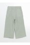 Lcw Kids Green Elastic Waist Girls' Capri Pants - 2
