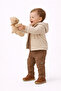 Boy's 3-Piece Jacketed Suit / Jacket - T-Shirt - Pants 3-Piece Set 06-24 Months - 5