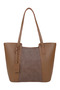 Vizon Textured Panel Shoulder Bag |   Mink Mt1589 - 6