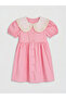Ermus Global and Pembe Peter Pan collar Girl's Dress
