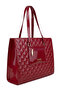 Wine Quilted Patterned Women Shoulder Bag |   Wine Mt1525 - 8