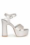 Solly 4104 Mg Cross Platform Heeled Evening Dress Women's Shoes