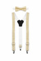 Children's Trouser Hanger Bow Tie Set+Gold Glittery Design 1-12 Years Unisex Use - 4