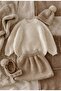 Knitted Brioche Knit Oversized Baby Children's Sweater - 2