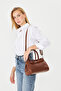 Leather Locks, Belt Detail Multi-Compartment Premium Quality Large Size (20X35) Women's Handbags and Shoulder Bag - 5