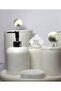 7-Piece Luxury Opium White Marble Bathroom Set – Elegant Design with Silver Handles - 3