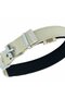 Doggie Softlu Woven Dog Collar 2.5 cm X 42-50 cm Khaki - Dsbt-2510-L-Hk