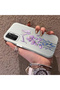 Oppo A54 4g Compatible Silicone Edge Hard Back Anti-Fall Phone Case Floral Print - 2