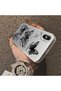 Silicone Edge Hard Back Anti Fall Phone Case Butterfly Patterned Compatible with iPhone XS Max - 3
