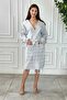 Bohemian Style Hooded Pestemal Bathrobe - Soft-Textured Drying Towels - Striped Bathrobes - Unisex - 2