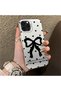 حافظة هاتف من السيليكون ذات حافة صلبة ومضادة للسقوط متوافقة مع هاتف iPhone 13 Pro Bowknot منقوش - 2