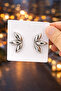 Shiny Silver Leaf Earrings – Modern Flower-Shaped Stylish Women's Earrings - 2