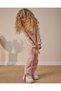 Girl's Cotton Piece Powder Vest Set Shirt and Pants Set - 2