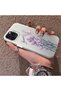 iPhone 11 Pro Compatible Silicone Edge Hard Back Anti-Fall Phone Case Floral Print - 2