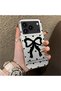 iPhone 17 Pro Max Compatible Silicone Edge Hard Back Anti-Fall Phone Case Knots Patterned