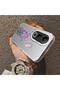 Vivo V50 Lite Compatible Silicone Edge Hard Back Anti-Fall Phone Case Floral Print - 3