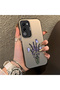 Silicone Edge Hard Back Anti Fall Phone Case Compatible with Oppo A5 4g Floral Print - 2