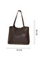 Leather Tote Bag with Bag Straps and Accessories Premium Quality Large Size (33X30) Women's Shoulder Bag - 8
