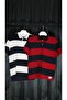 Men's Soft-Textured Striped Polo Neck T-Shirt - 2