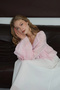 Women's White Ruffle Detail Sheer Blouse - 2