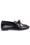 Dza07-752074 Black Patent Leather Daily Ballet Flats Women's Shoes - 2