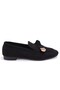 Dza07-752074 Black Suede Daily Ballet Flats Women's Shoes - 2